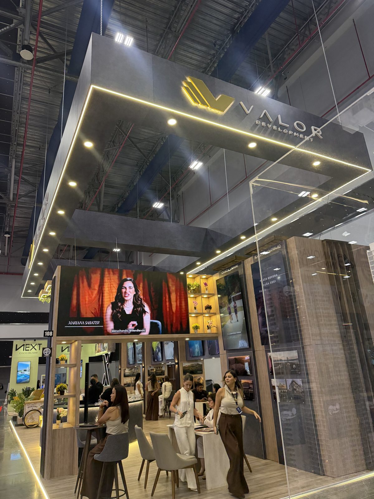Valor Development stand at the fair
